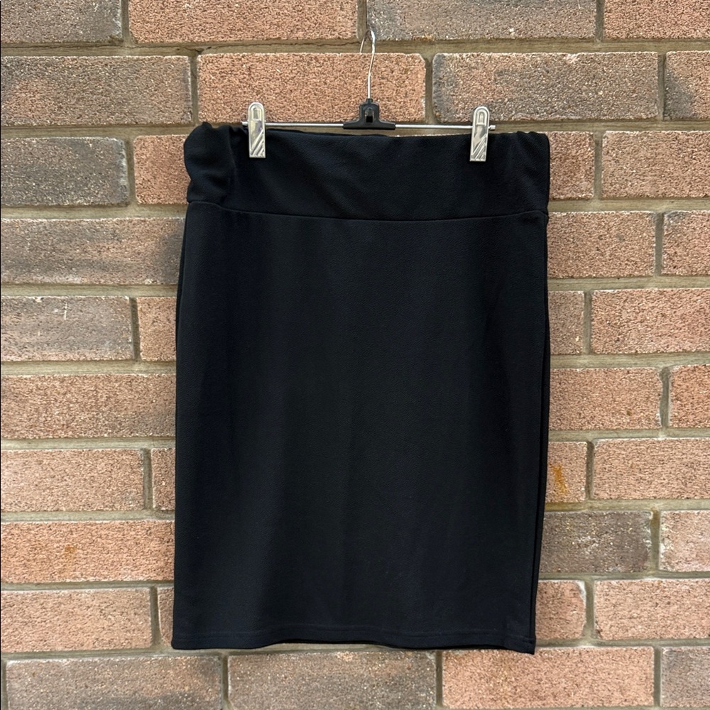 SHEIN Classic Black Pencil Skirt Size 1XL